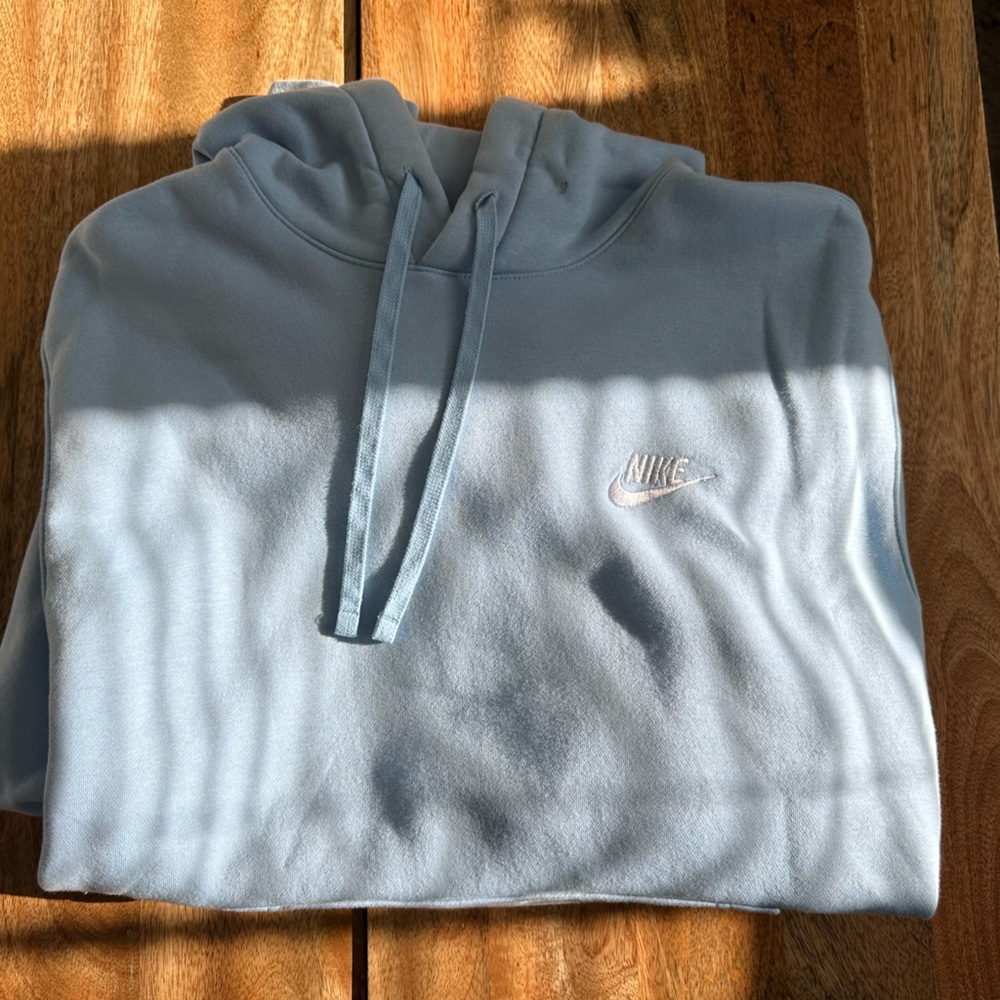 baby blue nike hoodie